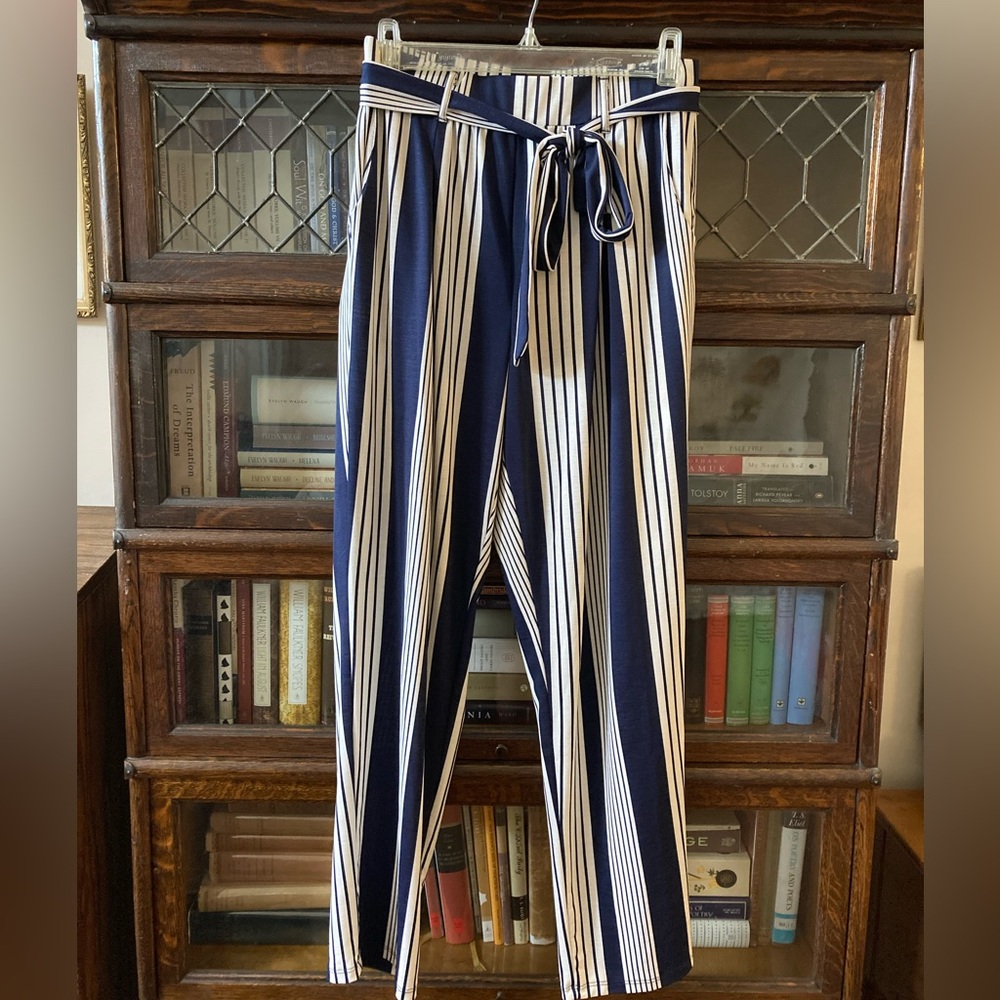 Altar’d State Navy and White Pants
